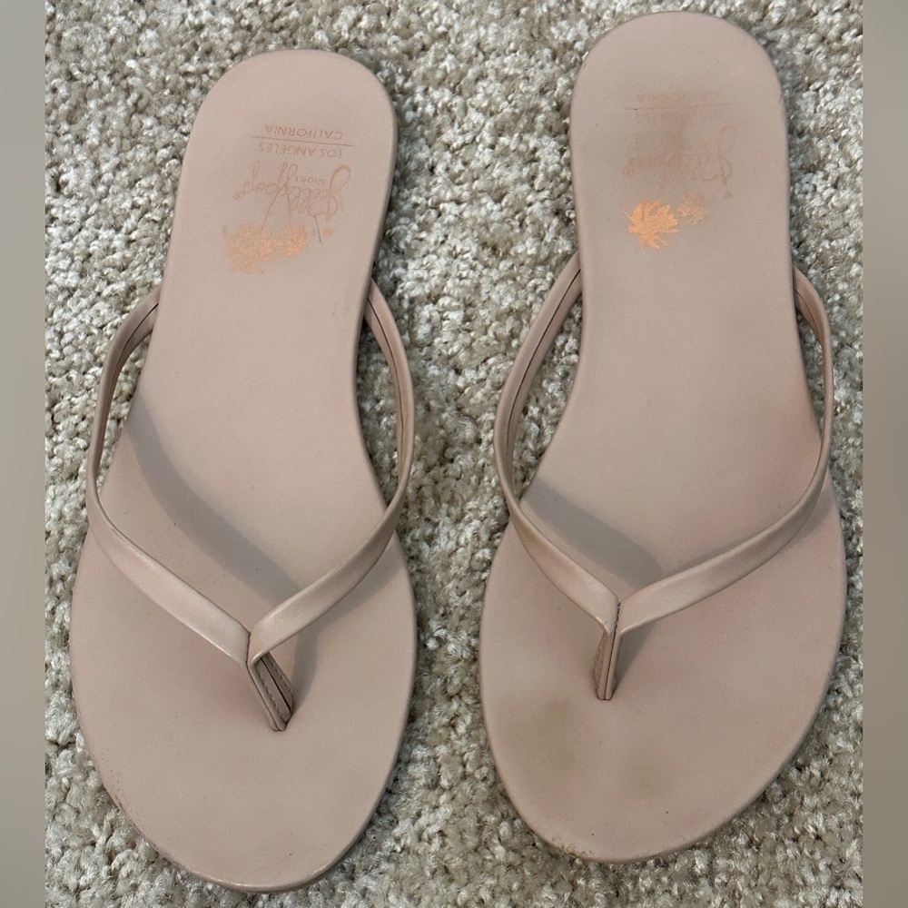 Jellypop Los Angeles Beige Thin Flip Flops Women’s